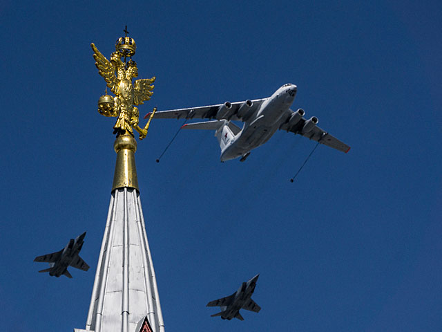 Генеральная репетиция Парада Победы в Москве