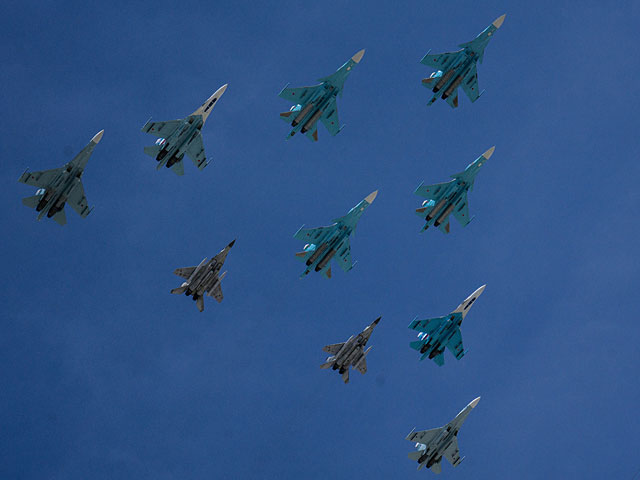 Генеральная репетиция Парада Победы в Москве