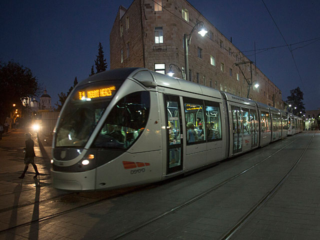 В Иерусалиме всю праздничную ночь будут ходить трамваи  