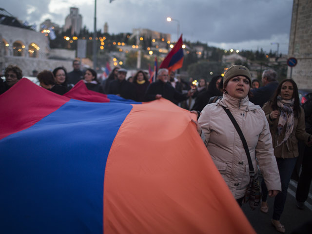 Армяне отмечают в Иерусалиме 100-летие геноцида своего народа