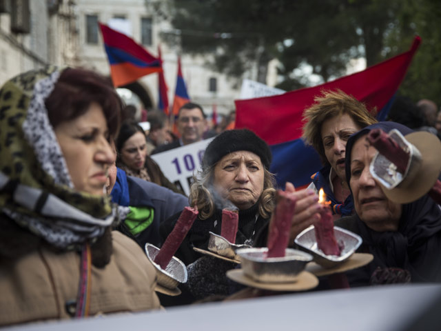 Армяне отмечают в Иерусалиме 100-летие геноцида своего народа