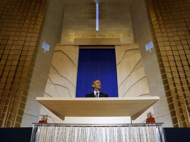 Барак Обама в синагоге "Адас Исраэль". Вашингтон, 22.05.2015