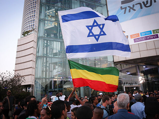 Акция протестов эфиопских евреев: первые столкновения с полицией  