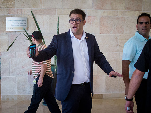 Орен Хазан в Кнессете. 9 июня 2015 года