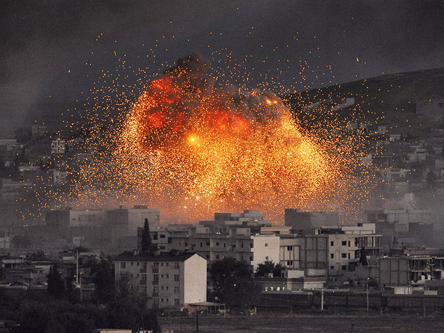 Боевые действия в районе Кобани (архив)