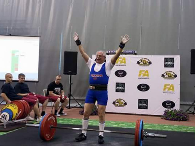 Григорий Рубин на чемпионате Европы в Риге. Июнь 2015 года