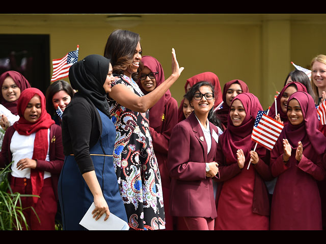 "Дайте девочкам учиться": Мишель Обама в Лондоне  