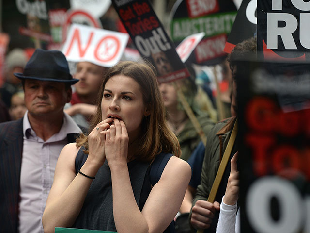 Демонстрация в Лондоне, 20 июня 2015 года