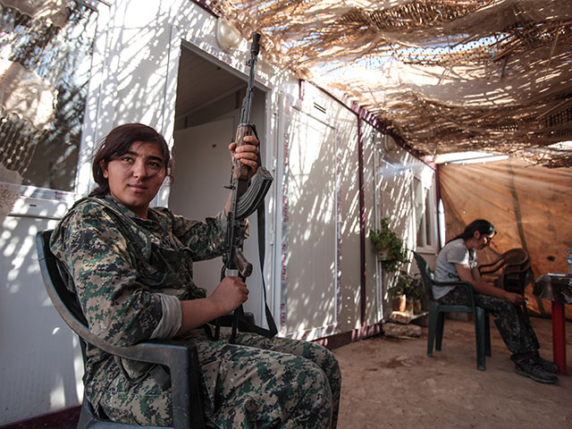 Курды на сирийско-турецкой границе. 20 июня 2015 года