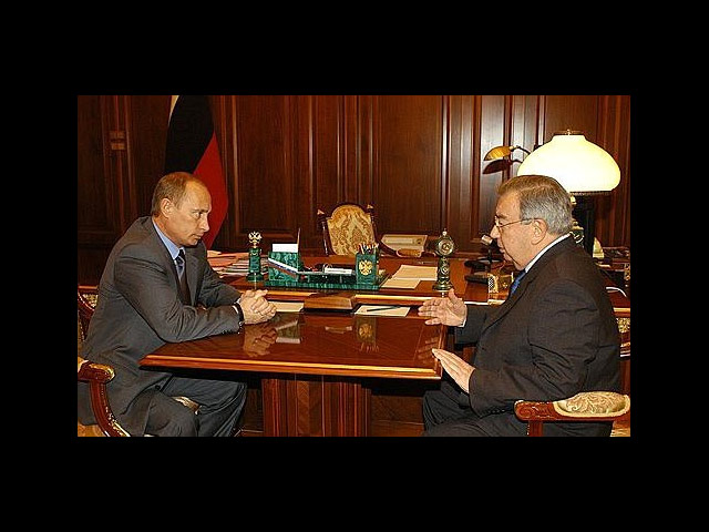 Евгений Примаков с Владимиром Путиным