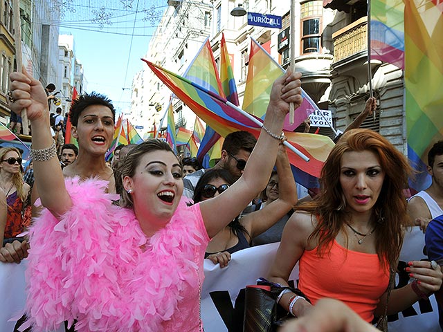 "Парад гордости" в Стамбуле. 2013 год