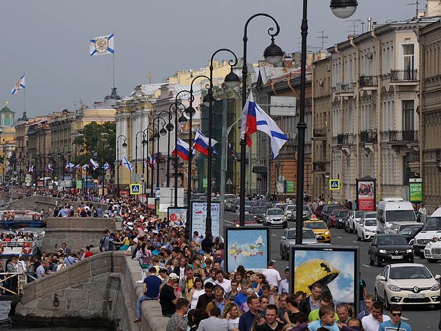 День военно-морского флота. Санкт-Петербург, 26 июля 2015 года