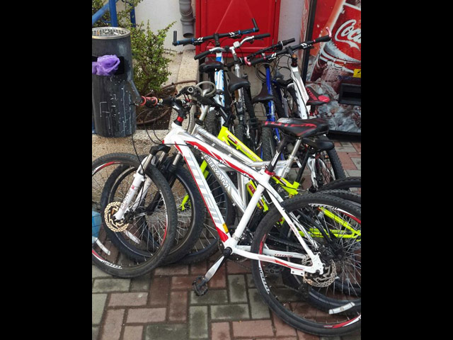 Во дворе дома подозреваемого были найдены семь велосипедов