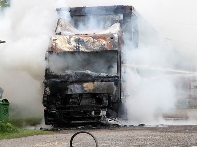 В Хадере подожжены два грузовика  (иллюстрация)