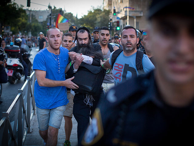Арест Ишая Шлиселя после теракта в Иерусалиме. 30 июля 2015 года