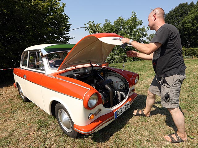 Съезд владельцев Trabant. 8 августа 2015 года