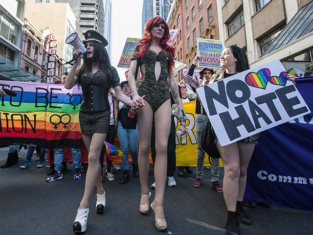 Акция в поддержку однополых браков в Сиднее. 9 августа 2015 года