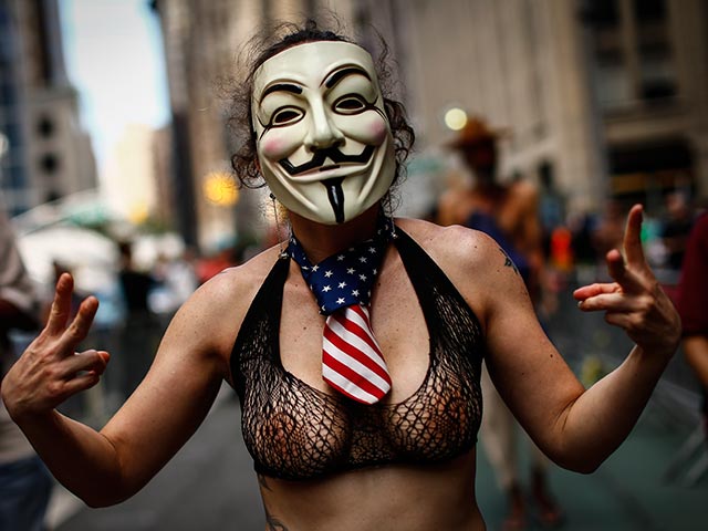 Марш GoTopless в Нью-Йорке. 23 августа 2015 года