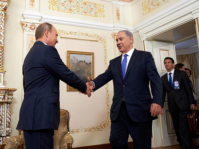Биньямин Нетаниягу и Владимир Путин в Москве. 21 сентября 2015 года