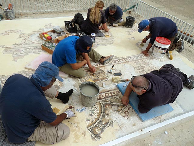 В Кирьят-Гате представят уникальную мозаику Византийского периода  