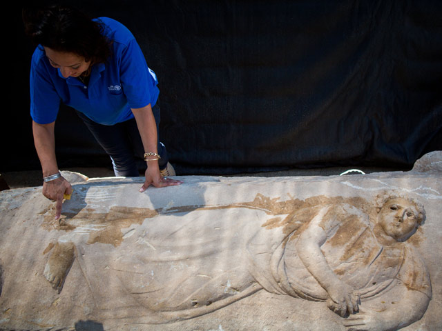 Ашкелонские подрядчики нанесли ущерб уникальному саркофагу