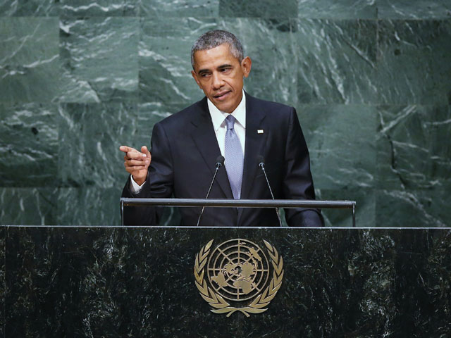 Барак Обама на 70-й генассамблее ООН. Нью-Йорк, 28 сентября 2015 года 