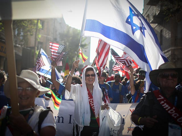 Парад христиан в поддержку Израиля. Иерусалим, 1 октября 2015 года