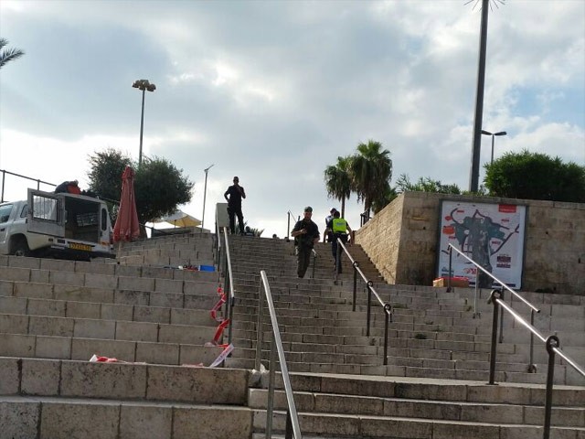 На месте происшествия. Иерусалим, 10 октября 2015 года