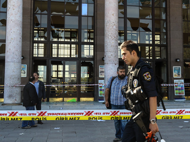 На месте теракта. Анкара, 10 октября 2015 года