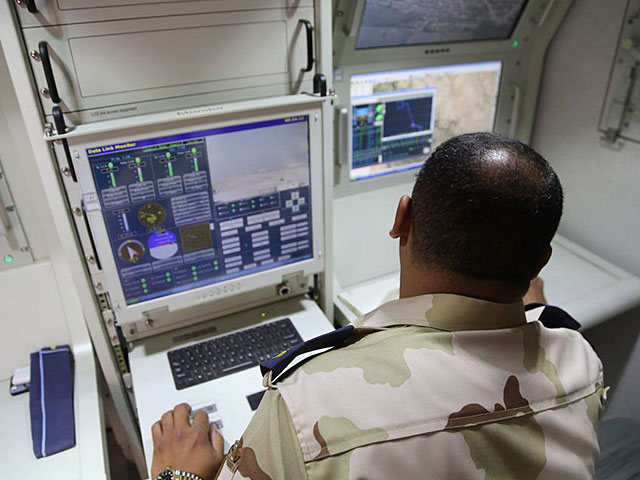 Пункт управления первого БПЛА иракской армии. База "Эль-Кут", 10 октября 2015 года