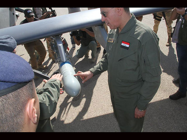 Министр обороны Ирака Халид аль-Убейди. База "Эль-Кут", 10 октября 2015 года