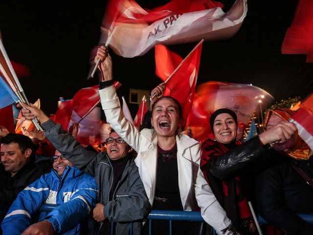 Анкара в ночь выборов