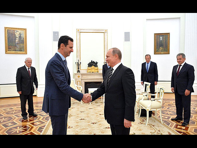 Башар Асад и Владимир Путин в Москве. 20 октября 2015 года