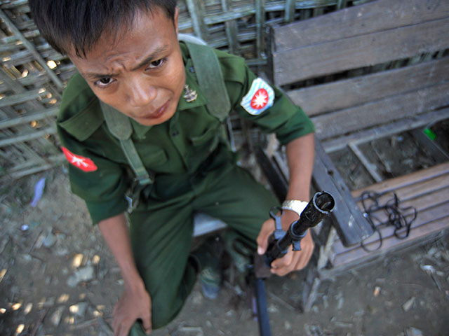 Военнослужащий в Мьянме