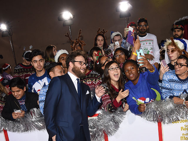 Сет Роген на премьере "The Night Before" в Лос-Анджелесе