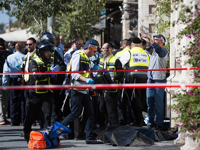 После теракта около иерусалимского рынка Махане Иегуда. 23 ноября 2015 года