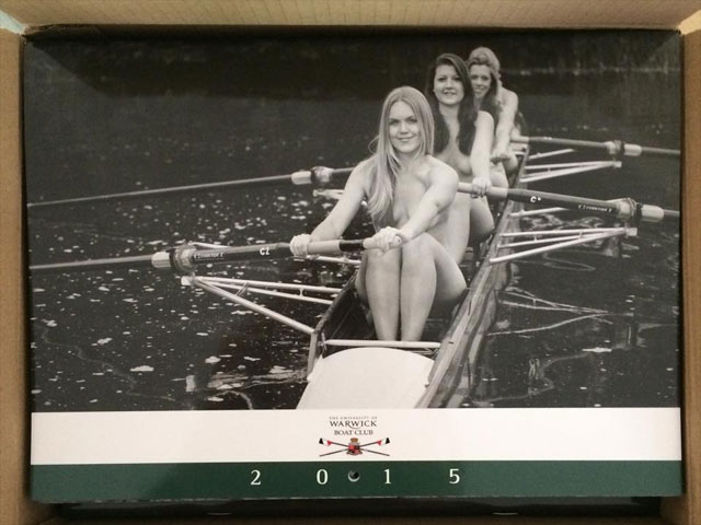 Warwick Rowing Women's Naked Calendar 2015