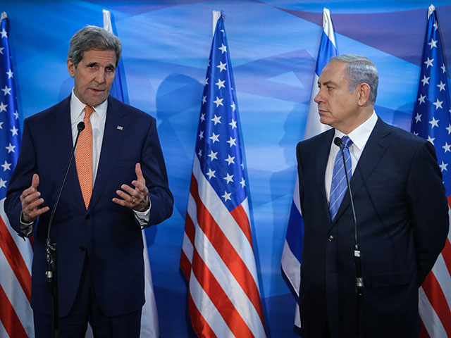 Джон Керри и Биньямин Нетаниягу. Иерусалим, 24 ноября 2015 года