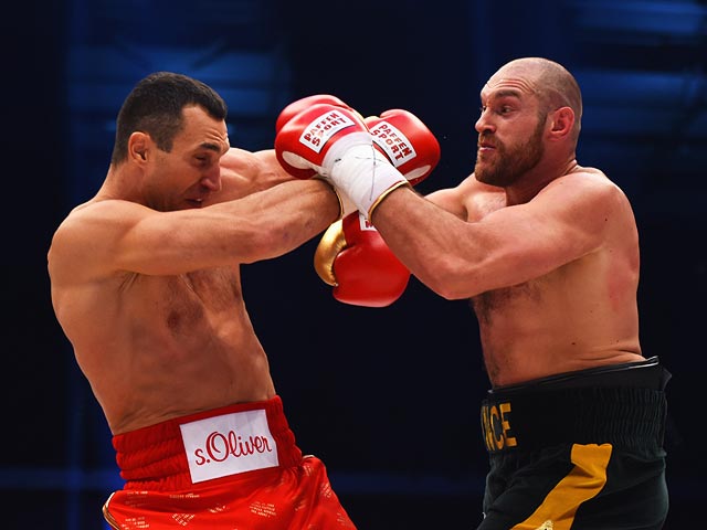 Бой Тайсона Фьюри и Владимира Кличко