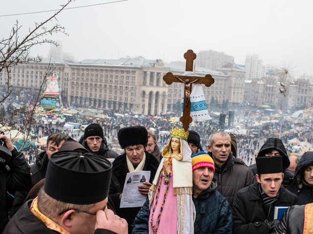 Киев, Майдан. Декабрь 2013 года