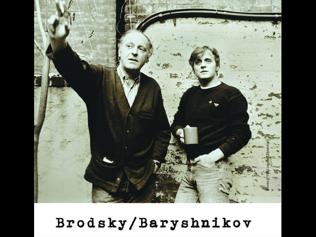 Иосиф Бродский и Михаил Барышников. 1985 год