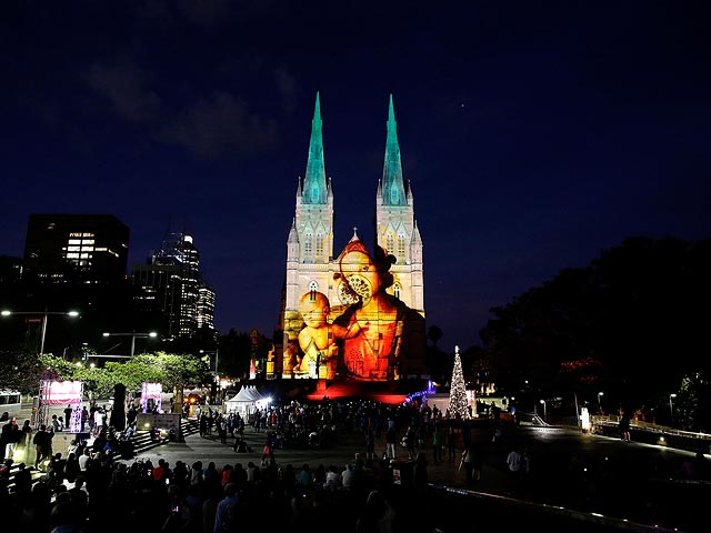 Собор Девы Марии в Сиднее. 16 декабря 2015 года