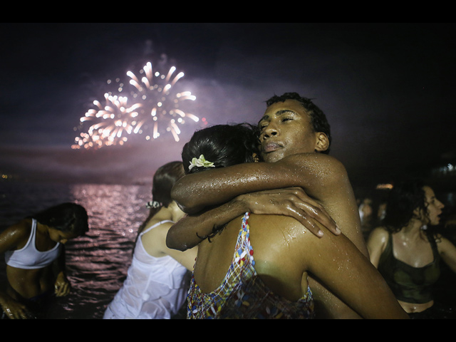 Празднование наступления 2016-го года в Рио-де-Жанейро, Бразилия