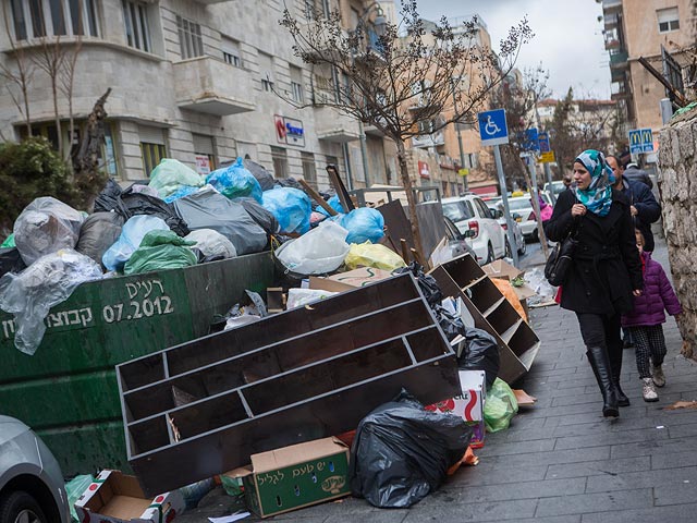 Последствия "мусорной" забастовки в Иерусалиме