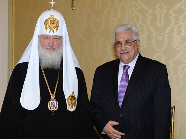 Патриарх Московский и Всея Руси Кирилл и Абу Мазен, 2013 год