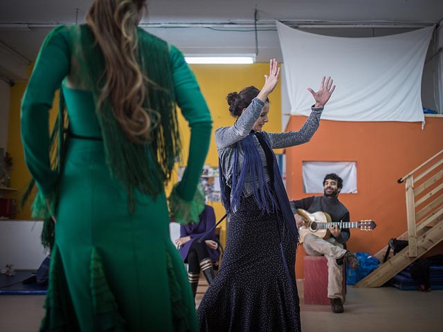 В студии  "Flamenco Natural" в Иерусалиме