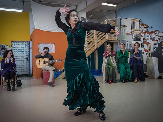 В студии  "Flamenco Natural" в Иерусалиме