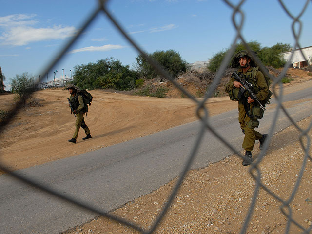 На границе сектора Газы  