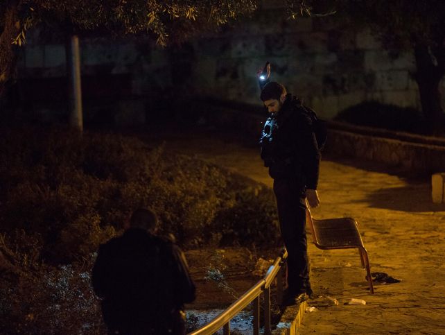 В районе места теракта в Иерусалиме 30 января 2016 года