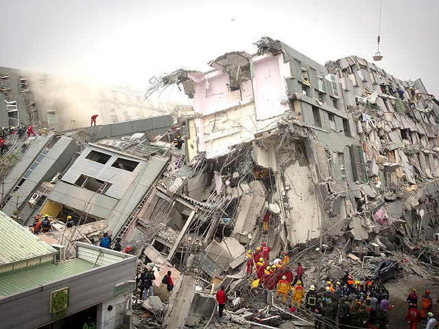 После землетрясения на Тайване. 6 февраля 2016 года